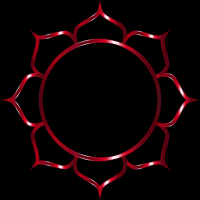 Chromatic Lotus Flower Line Art 4 clipart
