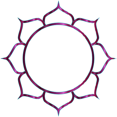 Chromatic Lotus Flower Line Art 5 No Background clipart