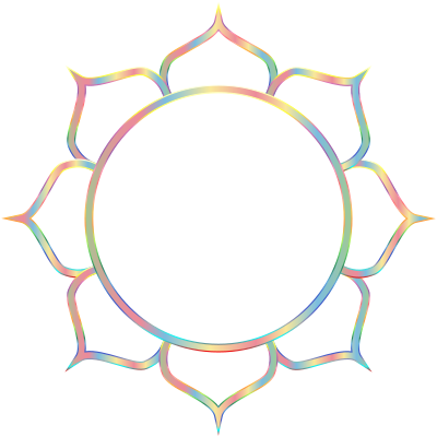 Chromatic Lotus Flower Line Art 7 No Background clipart