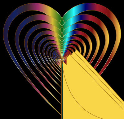 Chromatic Love 5 clipart