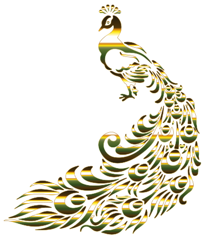 Chromatic Peacock 5 No Background clipart