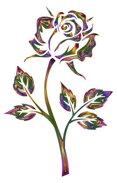 Chromatic Rose No Background clipart