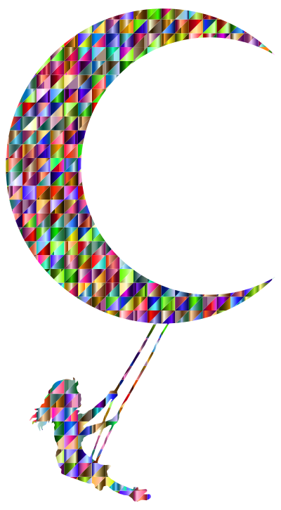Chromatic Triangular Lunar Swing clipart