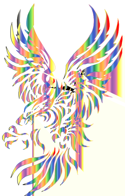 Chromatic Tribal Eagle 2 2 No Background clipart