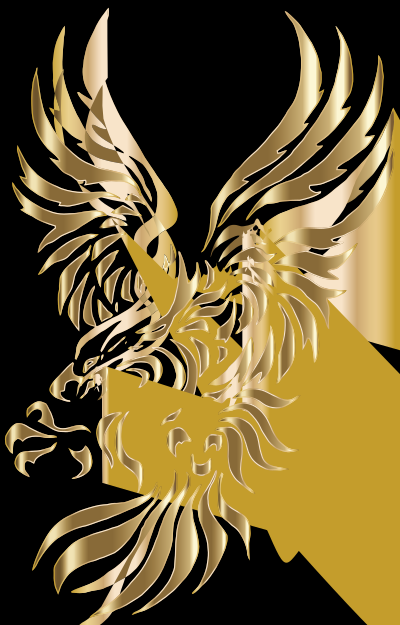Chromatic Tribal Eagle 2 4 clipart