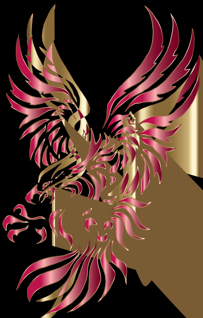 Chromatic Tribal Eagle 2 9 clipart