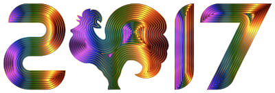 Chromatic Year Of The Rooster No Background clipart