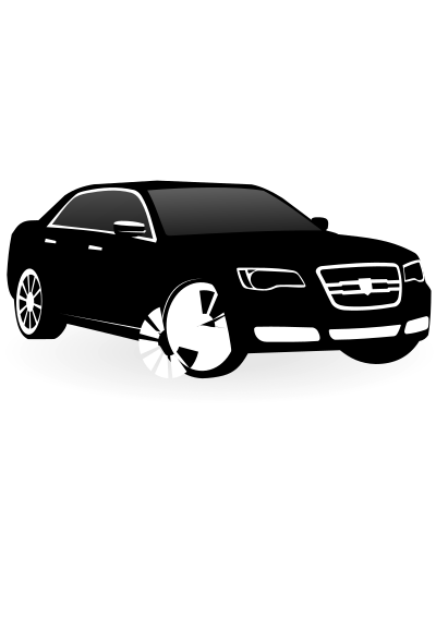 Chrysler 300c vector clipart