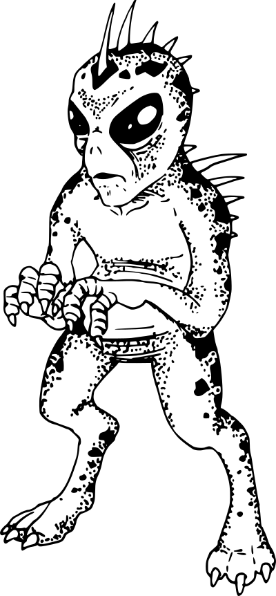 Chupacabra clipart