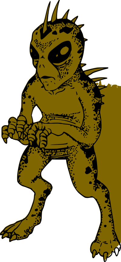 Chupacabra - Colour clipart