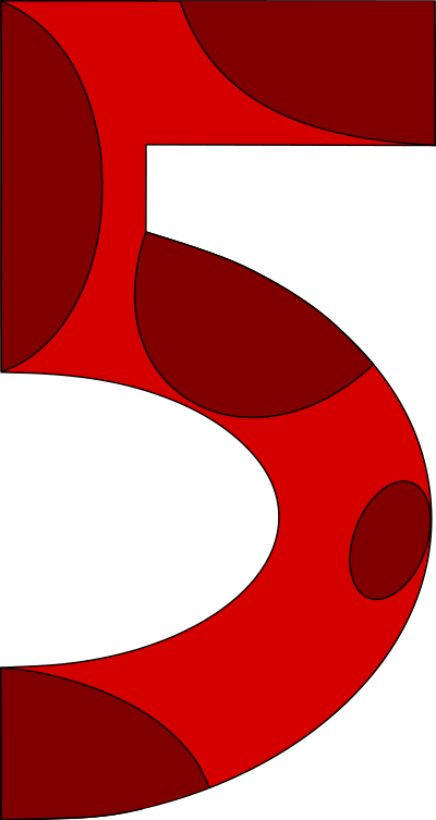 Cibo00 - Number (5) clipart