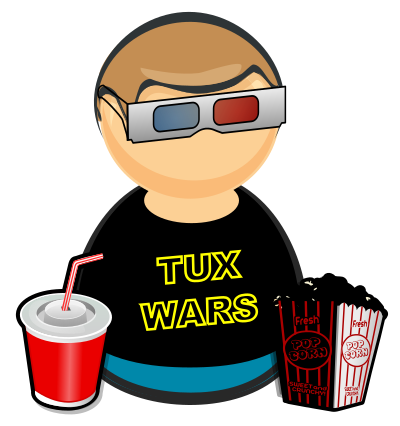 Cinema visitor / movie fan clipart
