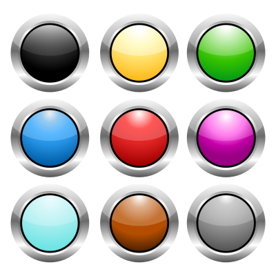 Circle Buttons Steel clipart