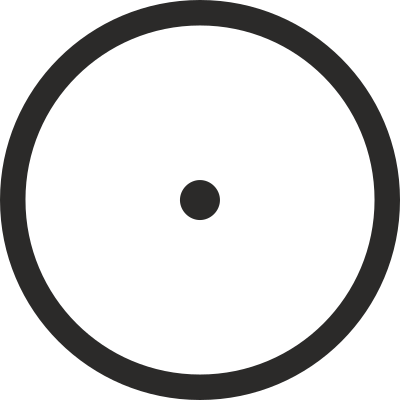 Circle with Central Point clipart