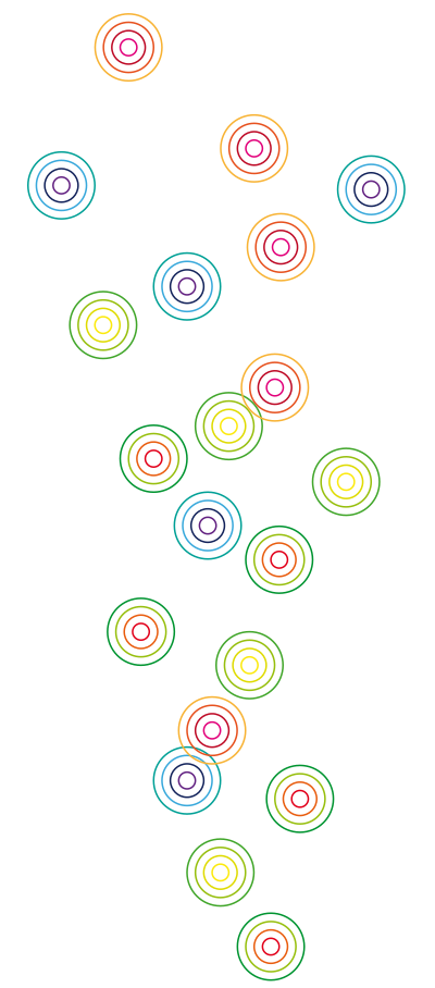 Circles of color clipart