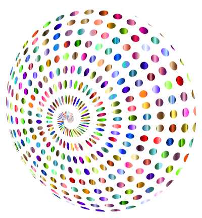 Circles Vortex Shield Chromatic clipart