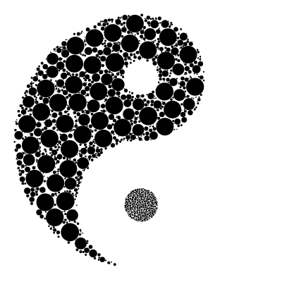 Circles Yin Yang clipart
