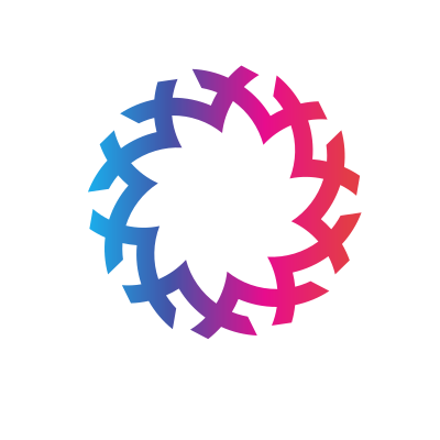 Circular geometric design element clipart