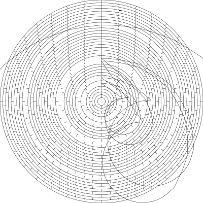 Circular grid 3 clipart