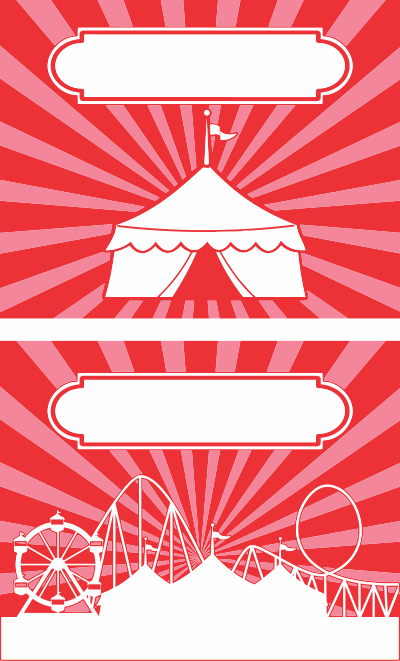 Circus Tent Starburst clipart