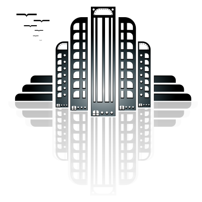 City Art Deco clipart