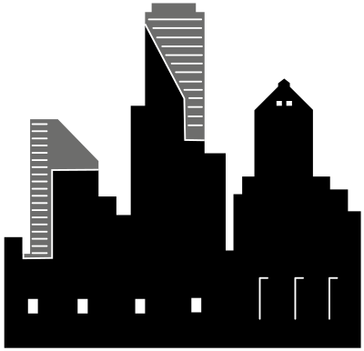 City skyline clipart