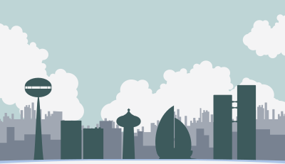 City skyline clipart