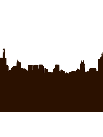City skyline clipart