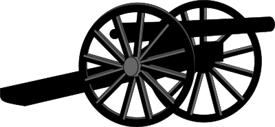Civil War Cannon clipart