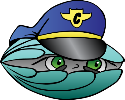Clam Security Guard clipart