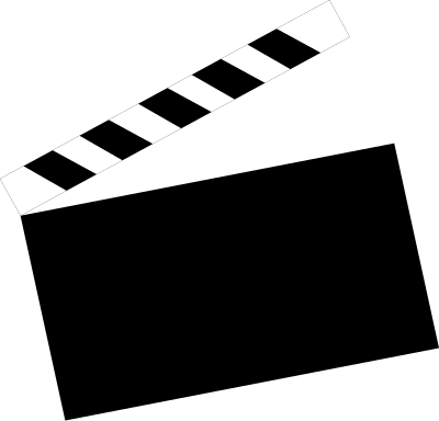 Clapperboard clipart