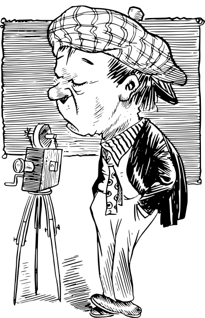Classic Camera Man clipart