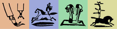 Classic Circus Performers clipart