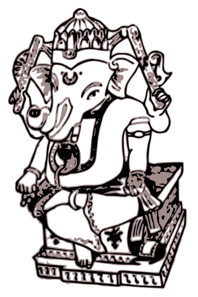 Classic Ganesha clipart