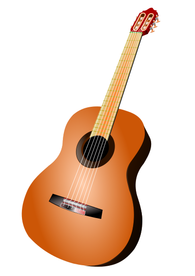 Classic guitar clipart
