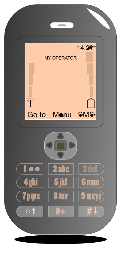 Classic Phone clipart