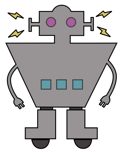 Classic Robot - Colour Remix clipart