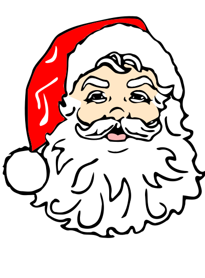 Classic Santa clipart