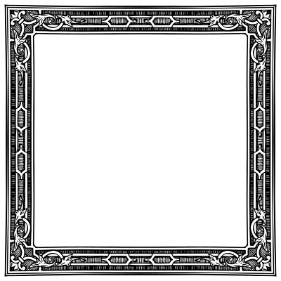 Classic Thick Border Extended 2 clipart