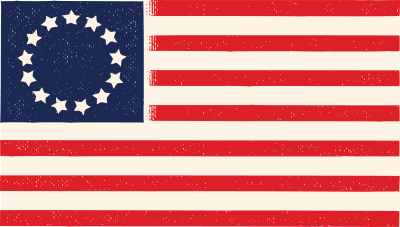 Classic US Flag clipart