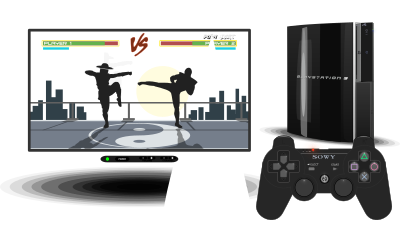 Classic Video Game Console II clipart