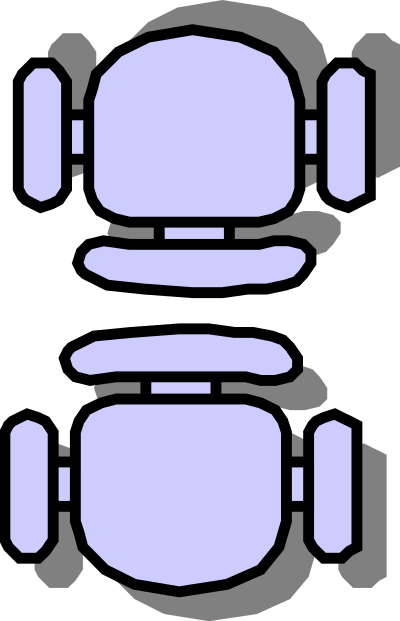 Classroom seat layouts clipart