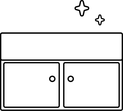 Clean Kitchen Counter clipart