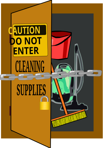 Cleaning supplies clipart