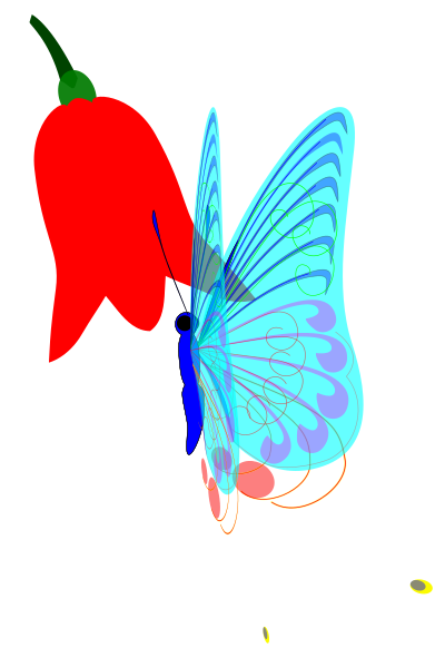 Clear Wing 2 clipart