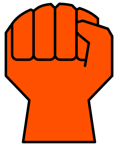 Clenched Fist clipart