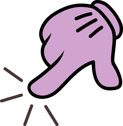 Clicking finger clipart