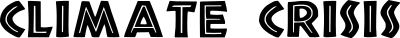 Climate crisis African font transparent Jurassic Park clipart