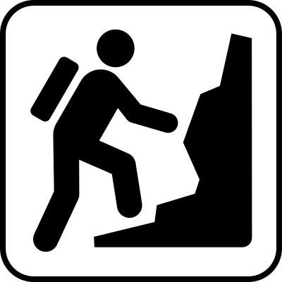 Climbing Icon clipart