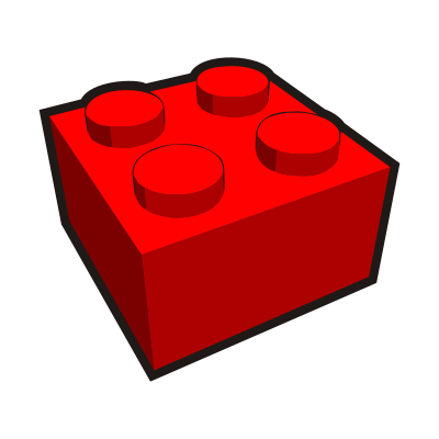 Clip is a Brick - 2x2 clipart